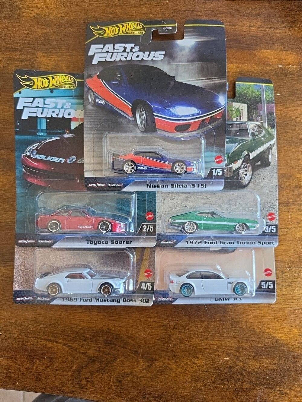 Hot Wheels Premium Fast & Furious 2023 Women of Fast Set 5 Nissan Silvia S15